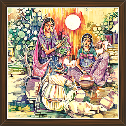 Rajasthani Paintings (RS-2644)